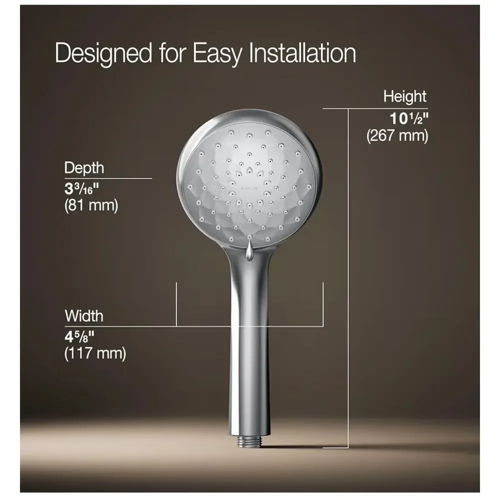NEW Kohler 72421-Y-CP Awaken B110 Four-function handshower, 2.5 gpm, Polished